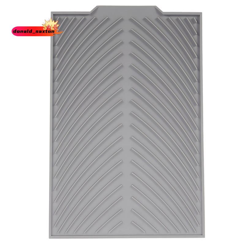 [Rápido D] Tapete De Secagem De Pratos De Silicone Flume Drenagem Dobrável , Retangular Almofada Bandeja Antiderrapante 