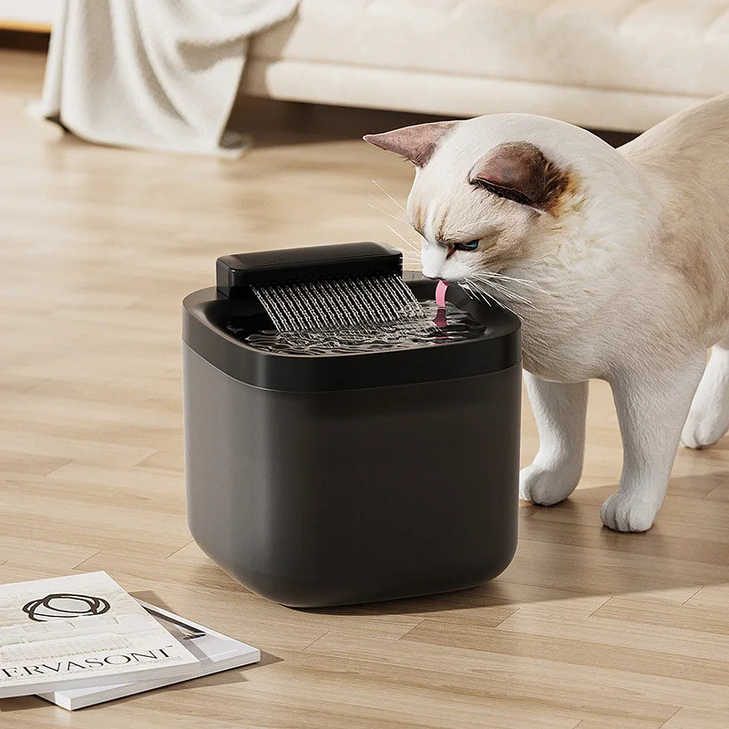 Bebedouro USB para Animais de Estimação de 3L com Bomba e Filtro, Dispensador de Água para Gatos com Proteção Contra Que