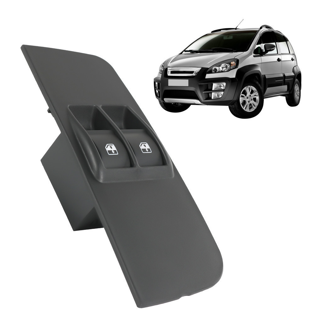 Botão interruptor de Vidro Elétrico Fiat Palio Strada Siena Lado Motorista duplo NOVO