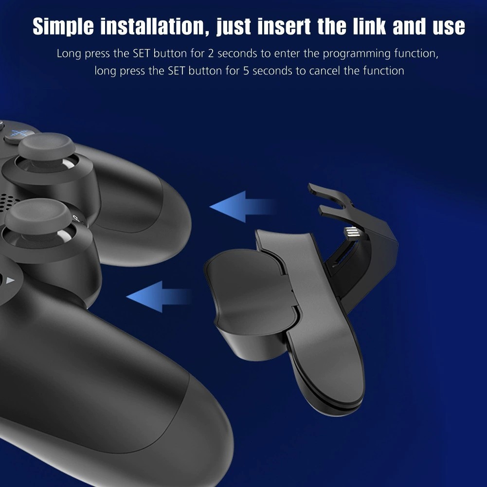 Modelo privado P4 lidar com botão traseiro extensor traseiro ps4 volta programação personalizada explosão volta clipe bo