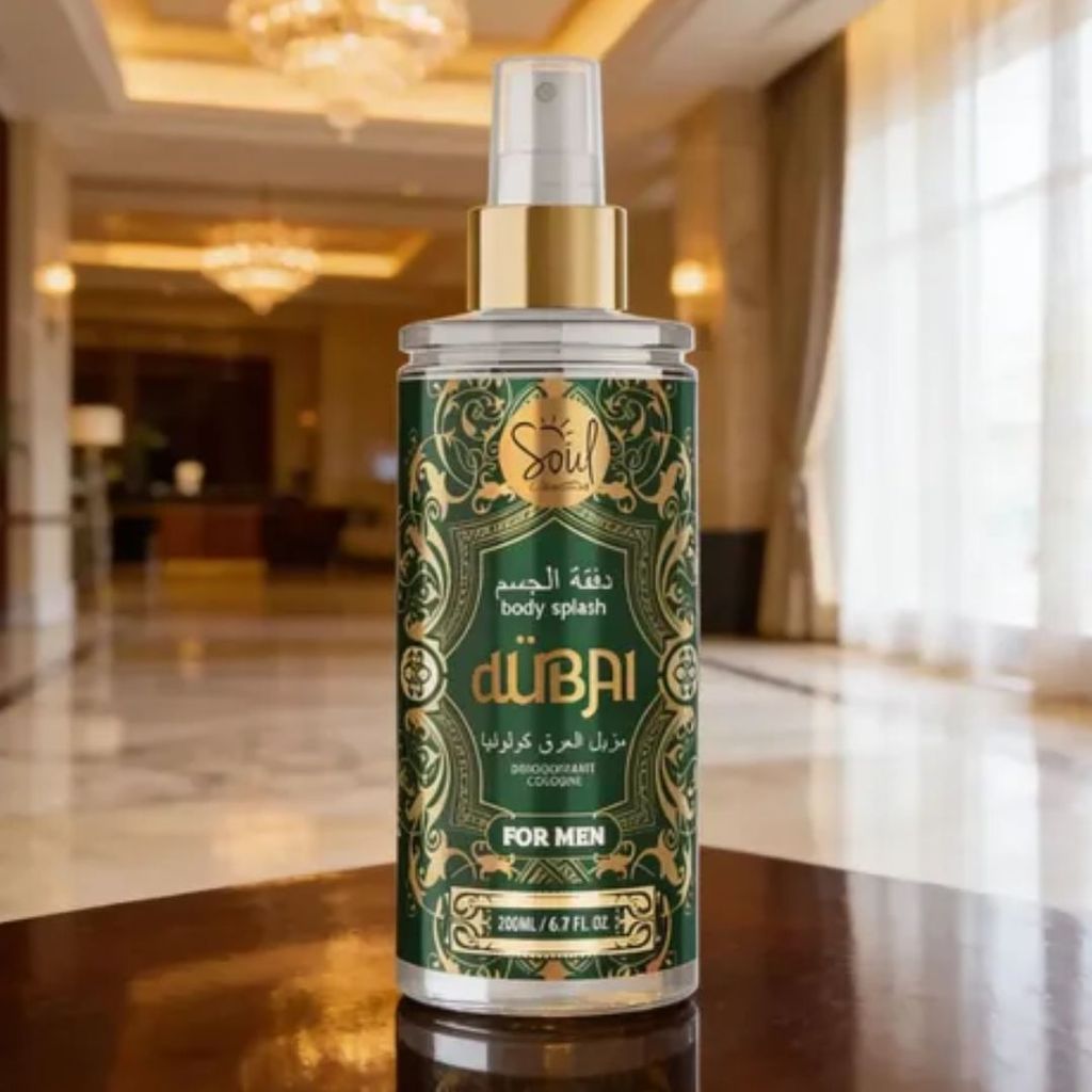 Body Splash Árabe Masculino Soul Cosméticos 200ml | Perfume Marcante, Cheiroso e Duradouro — imagem 2 de 2