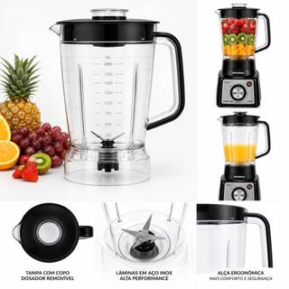 Copo Liquidificador Compatível Oster Power 1400 Jarra