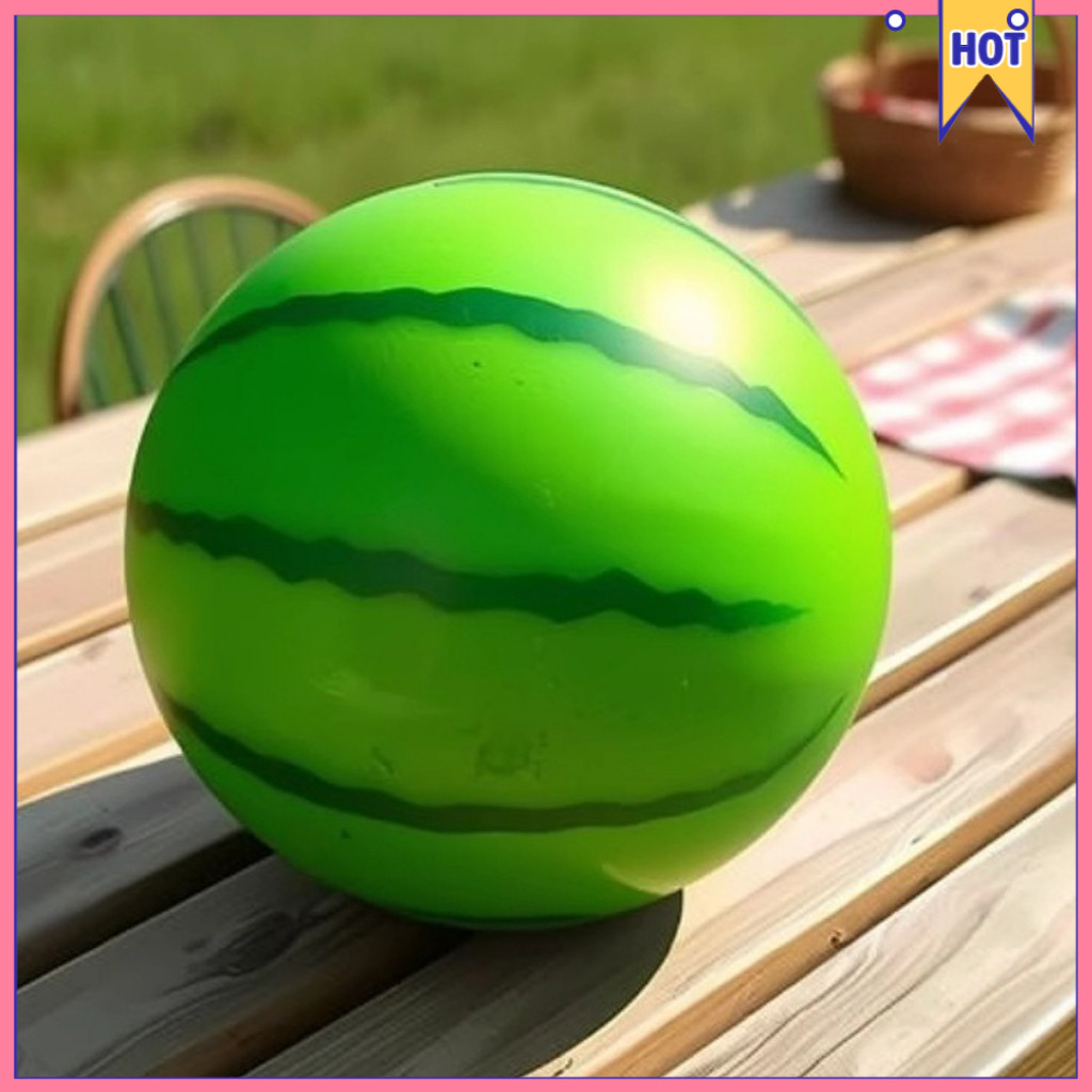 Fake Watermelon Squeeze Toy for Stress Relief Anxiety Reduction Fidget Fruit Pinch Soft Squishy Ball for Kids Adults Rel