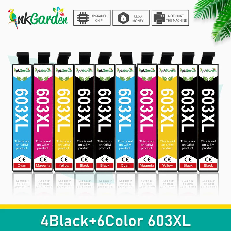 Cartucho de tinta compatível 603XL 603 XL para impressora Epson T603 Expression Home XP 2100 2105 3100 3105 4100 4105