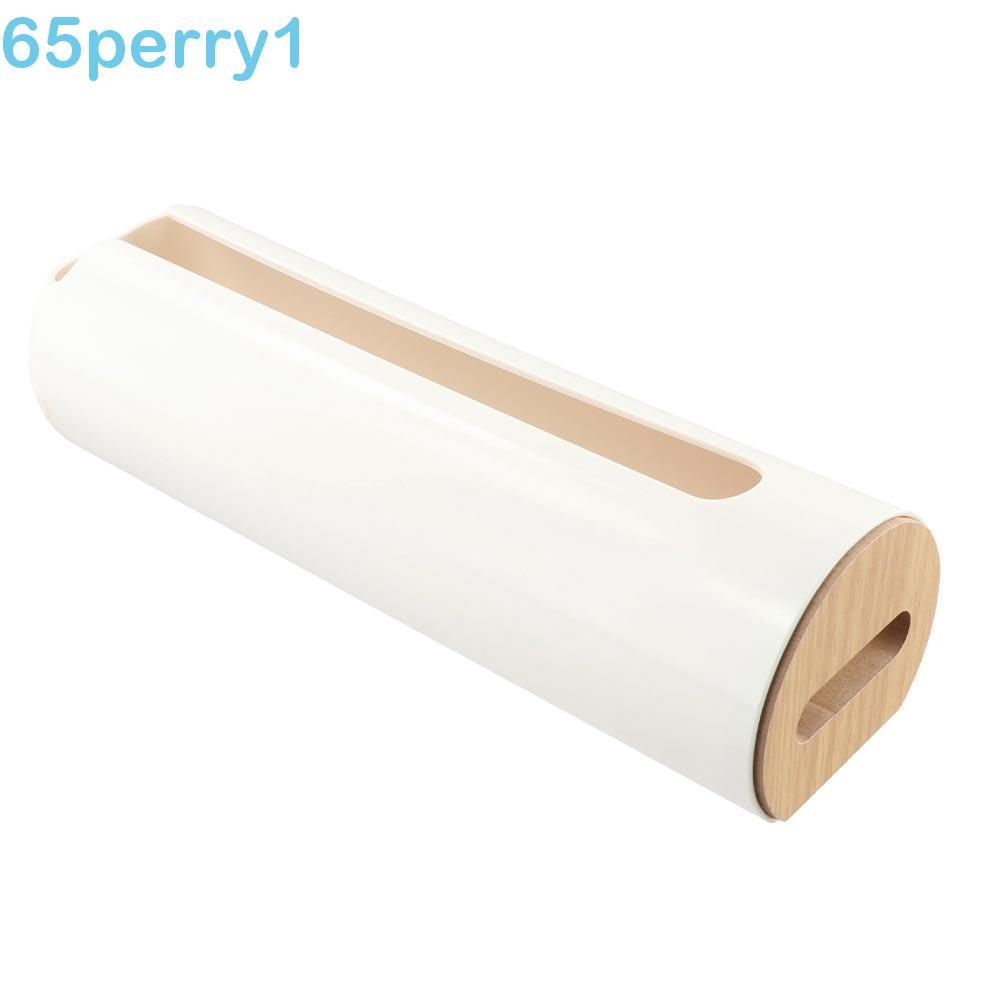 PERRY1 Recipiente De Almofada De Algodão , Dispensador De Plástico Para Montagem Na Parede , Caixa De Armazenamento De S