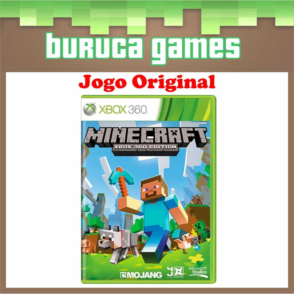 Jogo Minecraft: XBOX 360 Edition para XBOX 360, XBOX One e XBOX Series X - Original