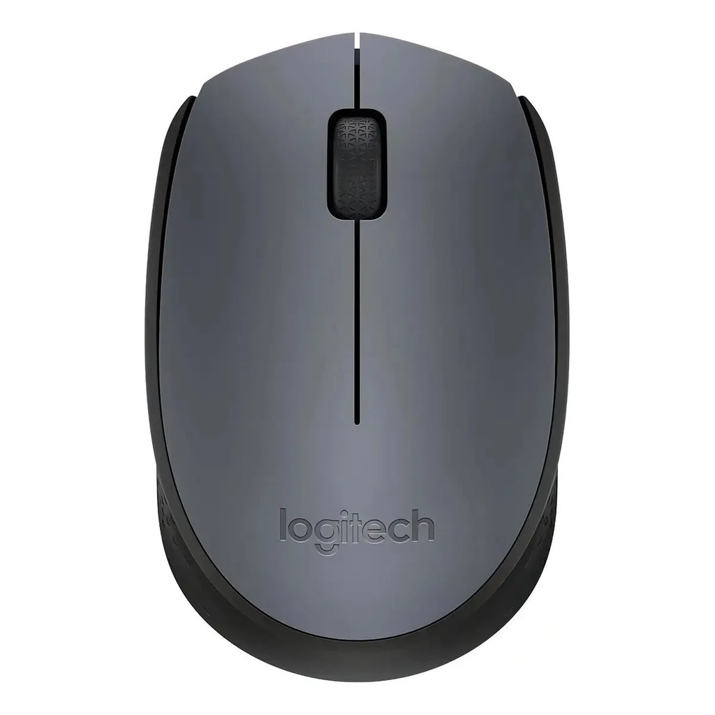 Mouse Sem Fio Logitech M170  Cinza E Preto Original e lacrado
