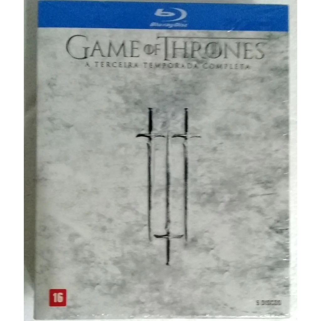 Game Of Thrones 3°temporada Completa 5discos Blu-ray Lacrado