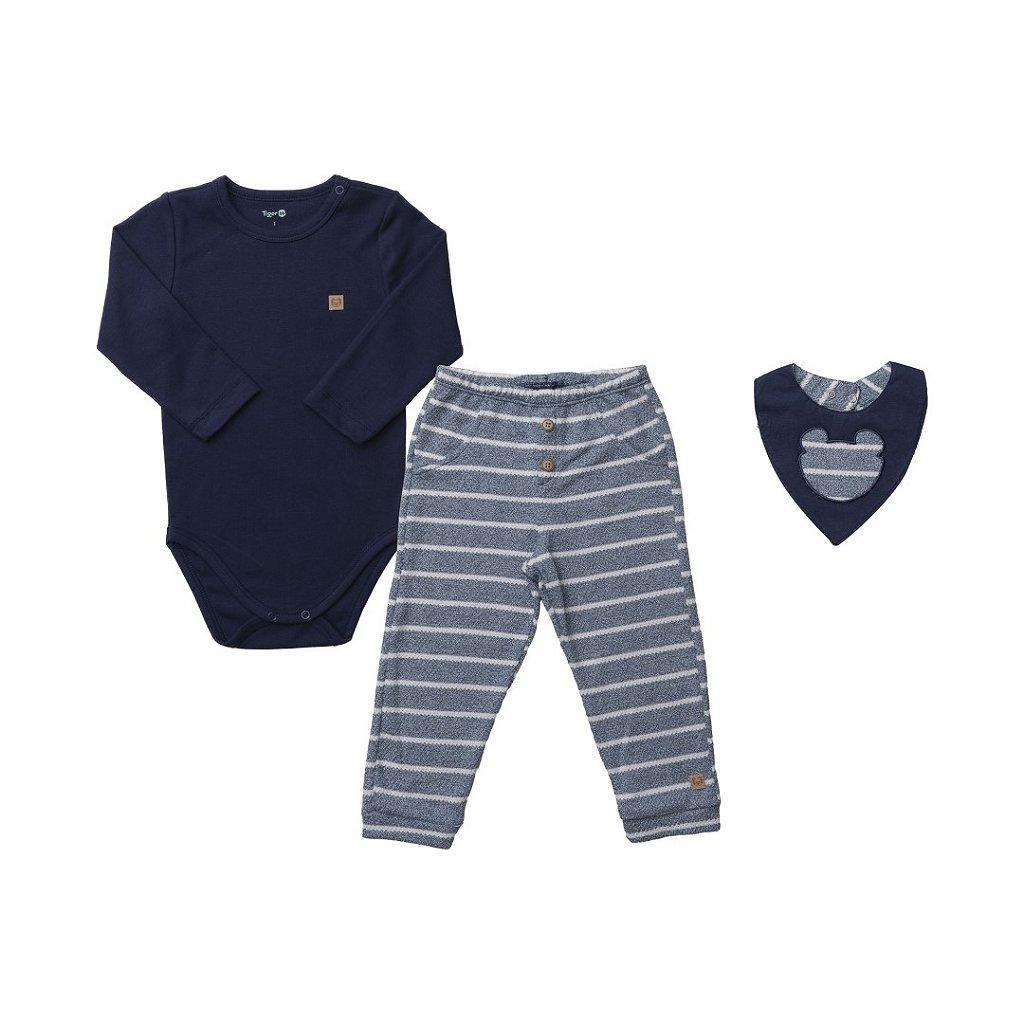 Conjunto Tigor T Tigre Body Calça e Bandana Deep Blue