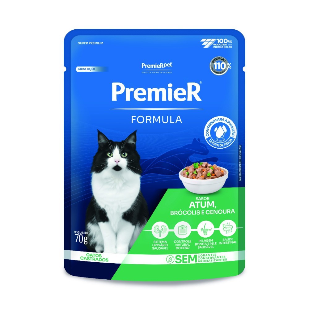 Premier Sache Gato 70Gr Formula Ad Castrado Atum · foto 2