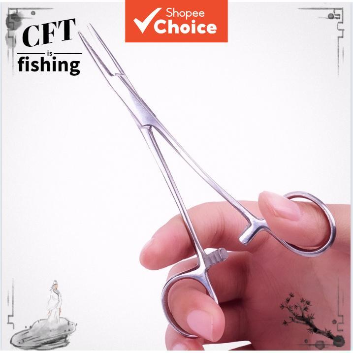 Tesoura De Pesca Ferramenta Estilo Travamento Ponta Curva Ou Reta , 14cm 16cm
