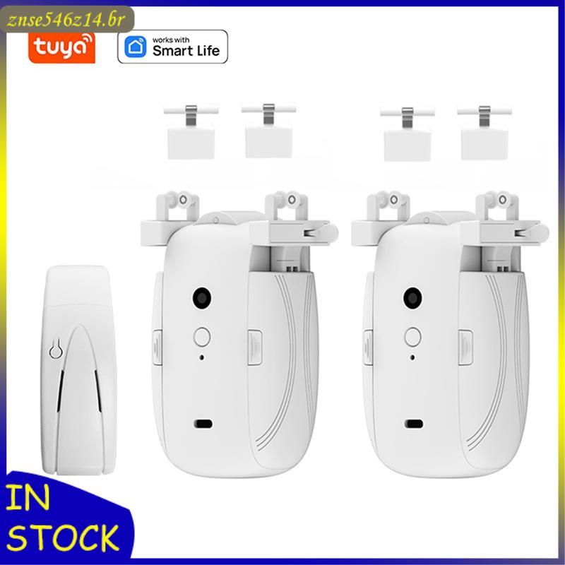 [Rbw] Cortinas WiFi Inteligentes Dual TUYA Robô T/U-Rail Tracks Abridor De Cortina Automático Controle Remoto Motor Smar