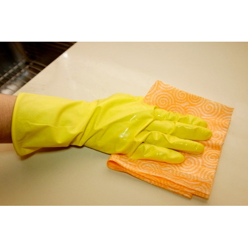 Kit 12 Pares Luva Latex Amarela Multiuso Limpeza P M G Vabene Casa Cozinha