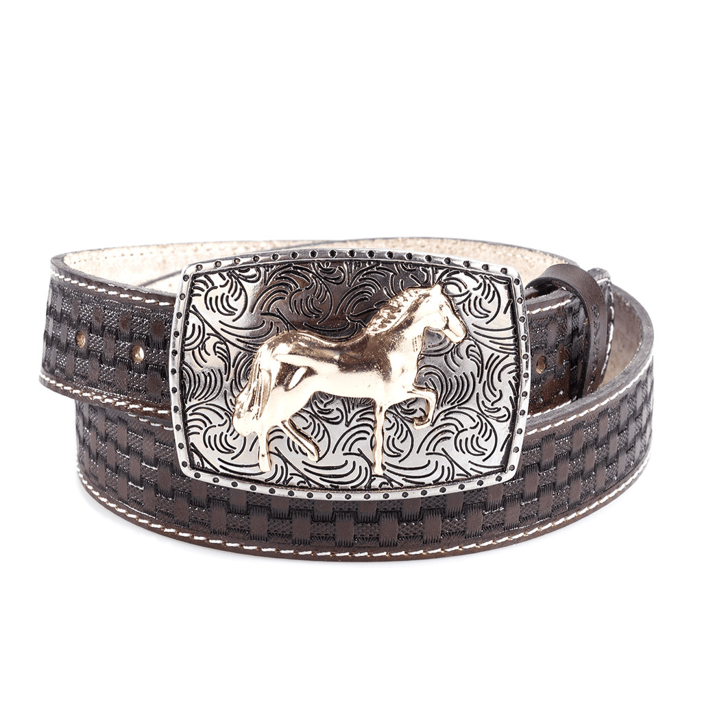 Cinto Country Masculino Feminino Fivela Cavalo Traiado