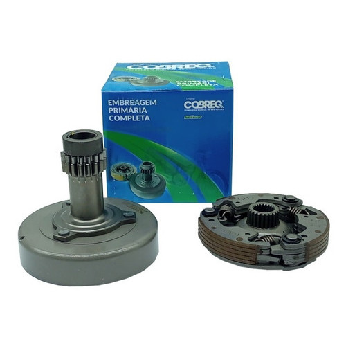 KIT EMBREAGEM PRIMARIA COMPLETA COBREQ ( 0017-KE ) PARA HONDA BIZ 100 / DREAM 100