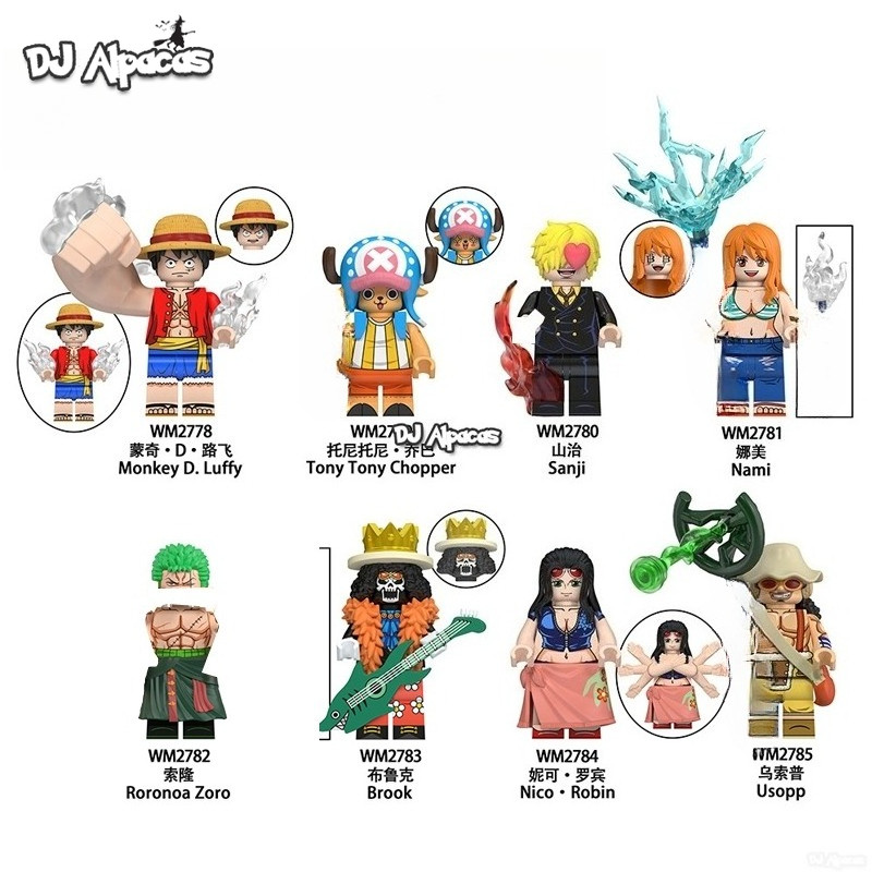 Blocos De Construção Figuras Brinquedo colecao de personagens WM2778 WM2782 WM2783 WM2785