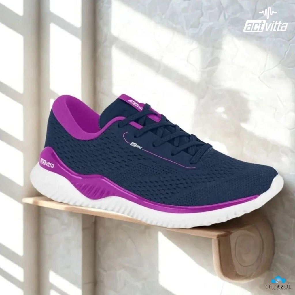 Tênis Actvitta Esportivo Feminino Super Leve Estiloso em Oferta na Shopee