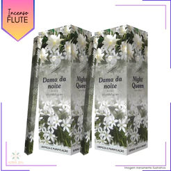 Incenso Flute Dama da Noite - Kit com 6 Iguais ou Variados