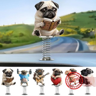 2D Ornamento De Mola De Carro Acrílico Pug Fofo E2q1 em Oferta na Shopee