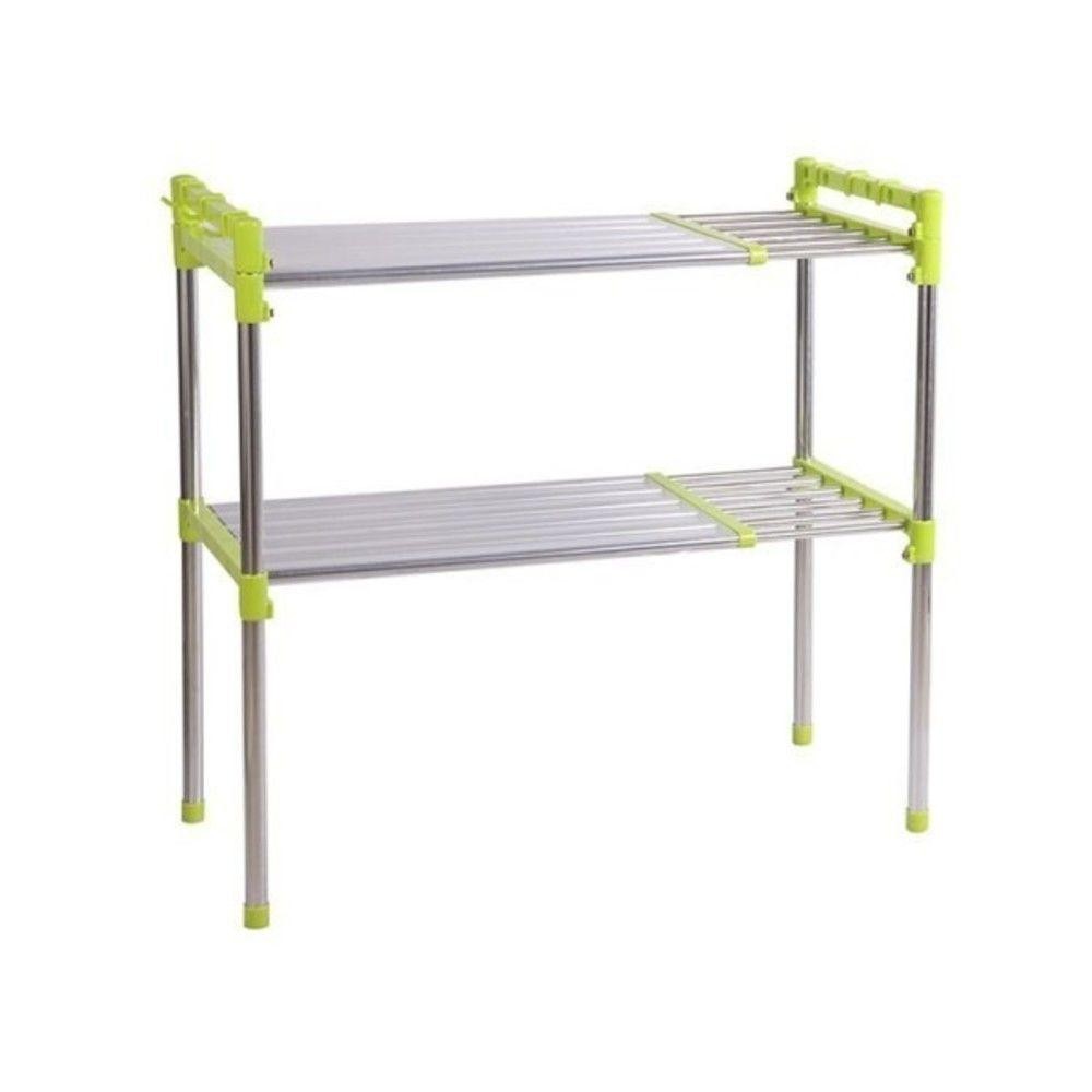 PRATELEIRA INOX ORGANIZADOR DE COZINHA BANHEIRO ESTANTE AJUSTAVEL MULTIFUNCIONAL MICROONDAS SAPATEIRA RACK PORTATIL