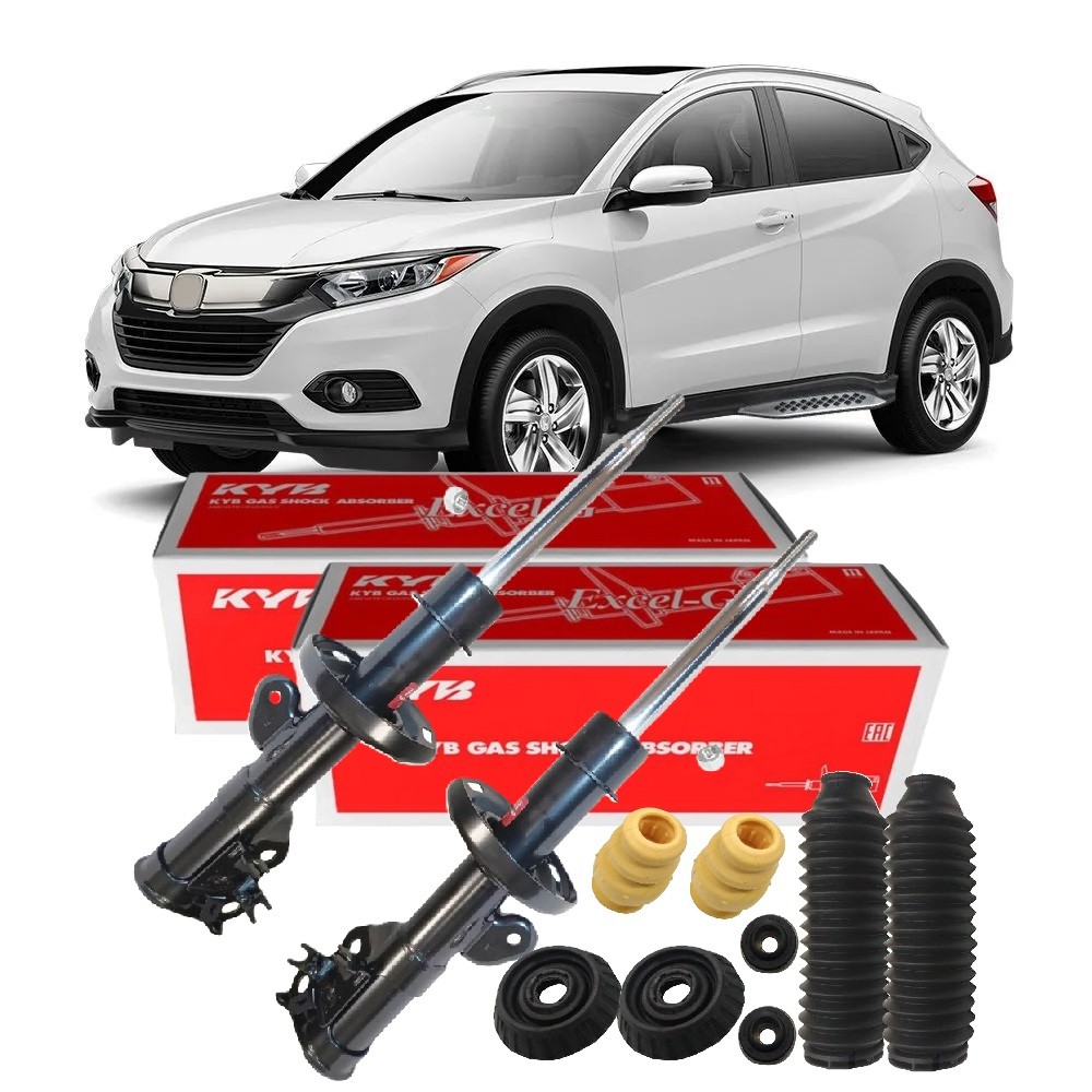PAR AMORTECEDORES DIANTEIRO HONDA HRV 2015 ATÉ 2021 C/ KITS em Oferta na Shopee