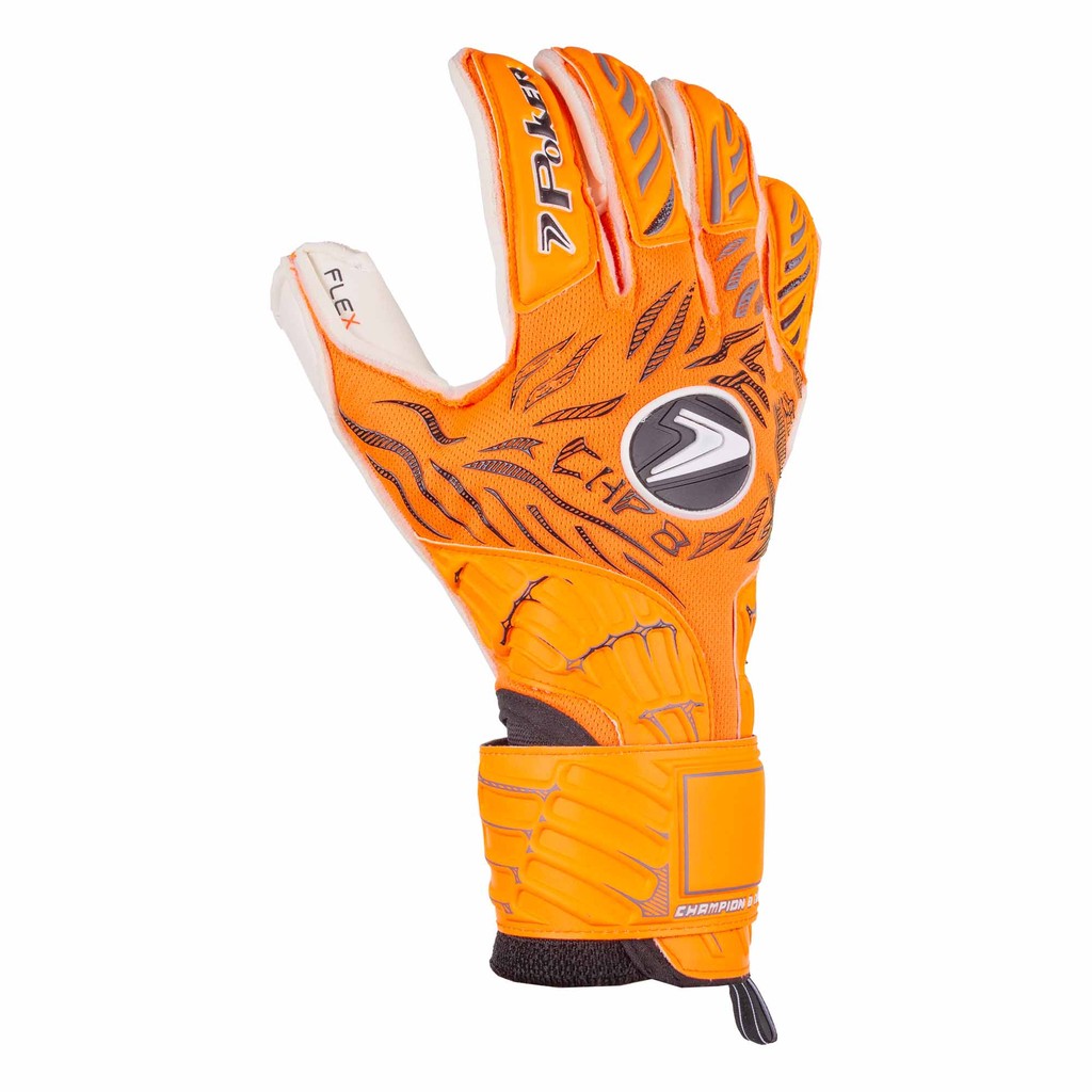 Luva de Goleiro Profissional Poker Champion 8 Extended 01055