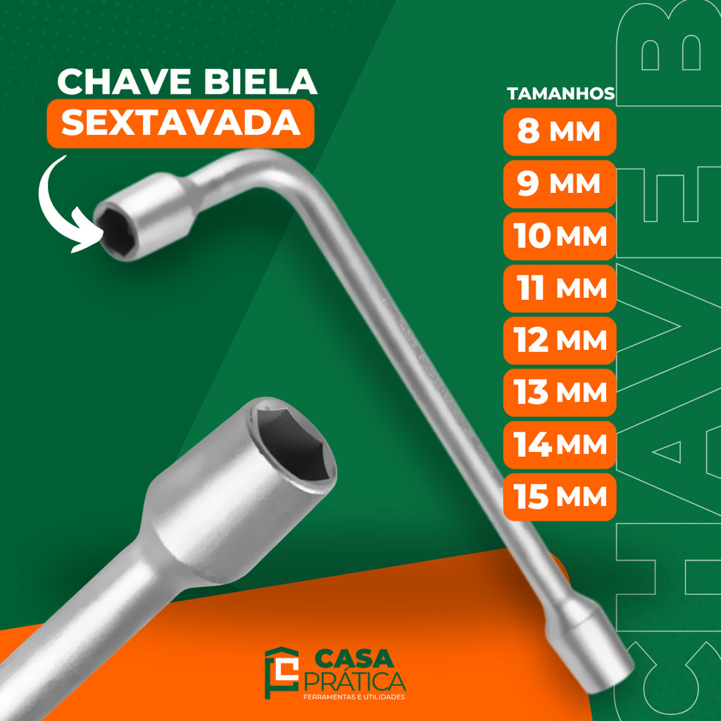 Chave Biela Tipo L Sextavada Em Aco Carbono P/ Oficina Mecanico Uso Profissional Escolha A Medida 8 A 15mm