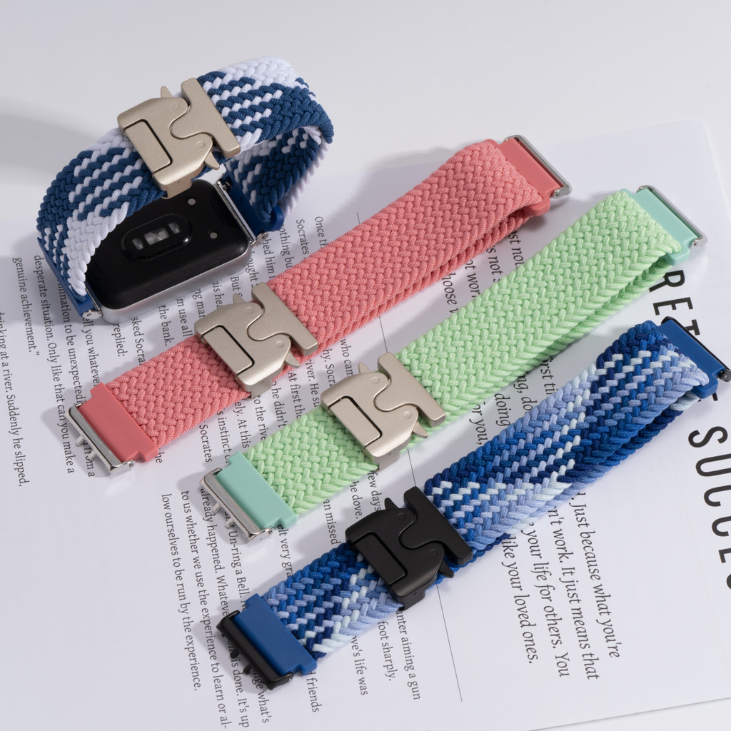 Pulseira De Nylon Elástica Trançada Solo Para Samsung Galaxy Fit 3 Substituição