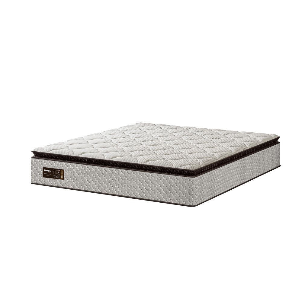 Colchão King 193cm Molas Ensacadas Pillow Top Majestic Umaflex em Oferta na Shopee