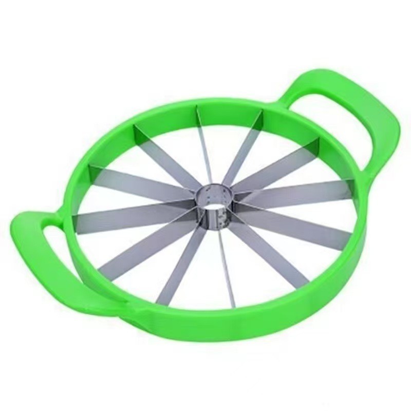 Ferramenta de Fatiar Melancia, Fatiador de Melancia Extra Grande, Divisor de Frutas, Descaroçador Multifuncional