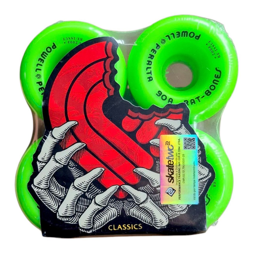 Rodas Powell Peralta 60mm Rat Bones Green