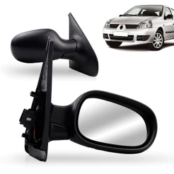 Par Retrovisor Clio 99 2000 2001 2002 2003 2004 2005 2006 2007 2008 2009 2010 2011 Elétrico
