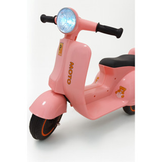 Moto Elétrica Infantil Lambreta 6V Rosa 3 Rodas com Luz e Som Motoneta All Shop R323 em Oferta na Shopee