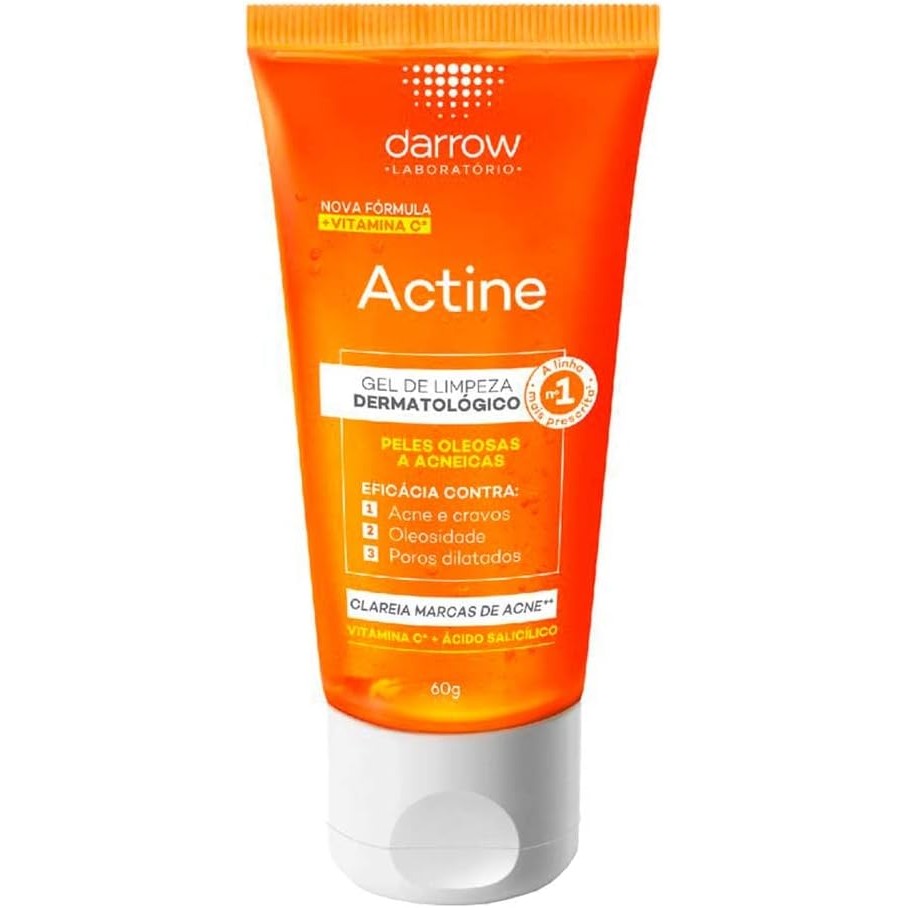 Gel De Limpeza Darrow Actine Peles Oleosas A Acneicas 40G