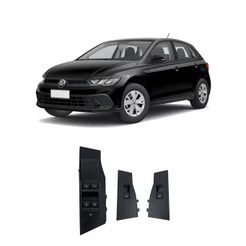 Kit Vidro Elétrico Antiesmagamento Volkswagen Polo 2023 a 2025 4 Portas Original Tragial