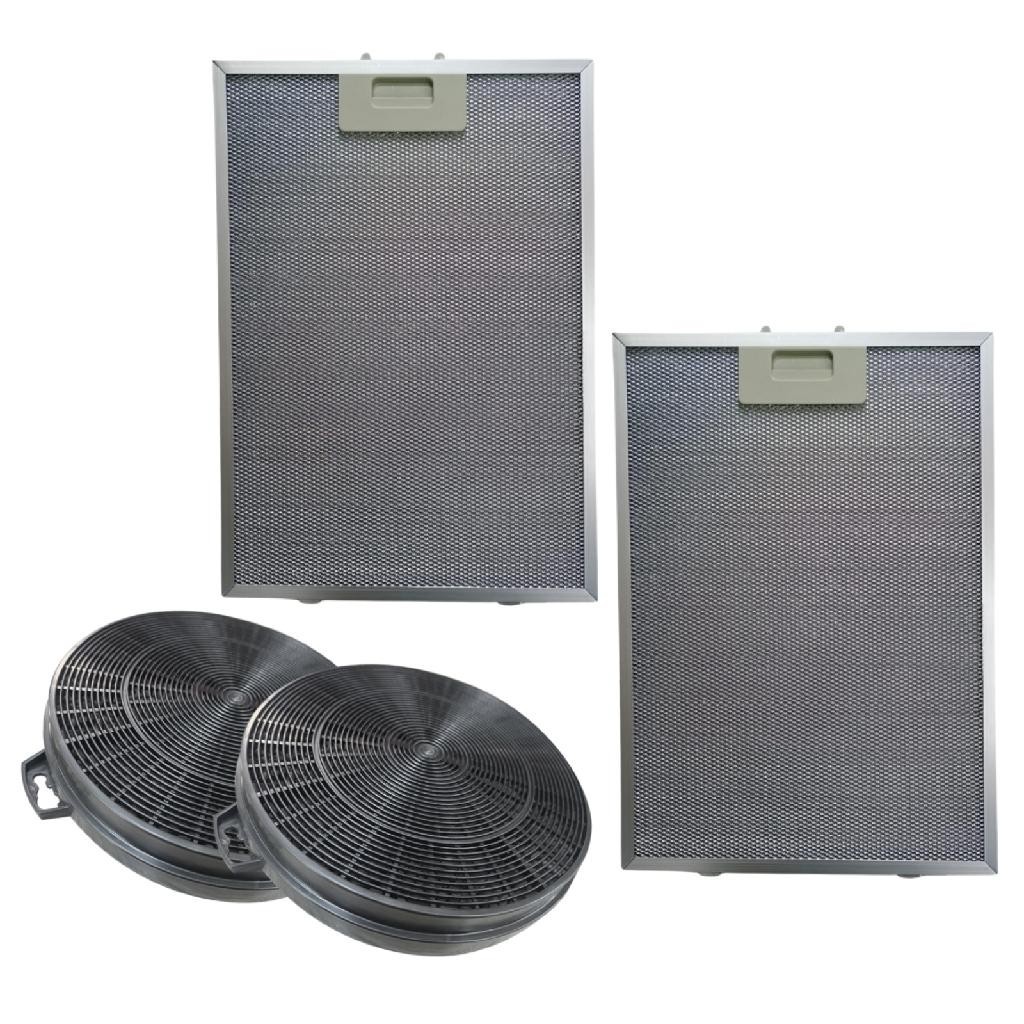 Kit Filtro Metalico Carvão P/ Coifa Electrolux 60cx Original