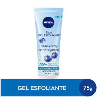 Gel Esfoliante Facial Arroz e Blueberry 75g NIVEA em Oferta na Shopee
