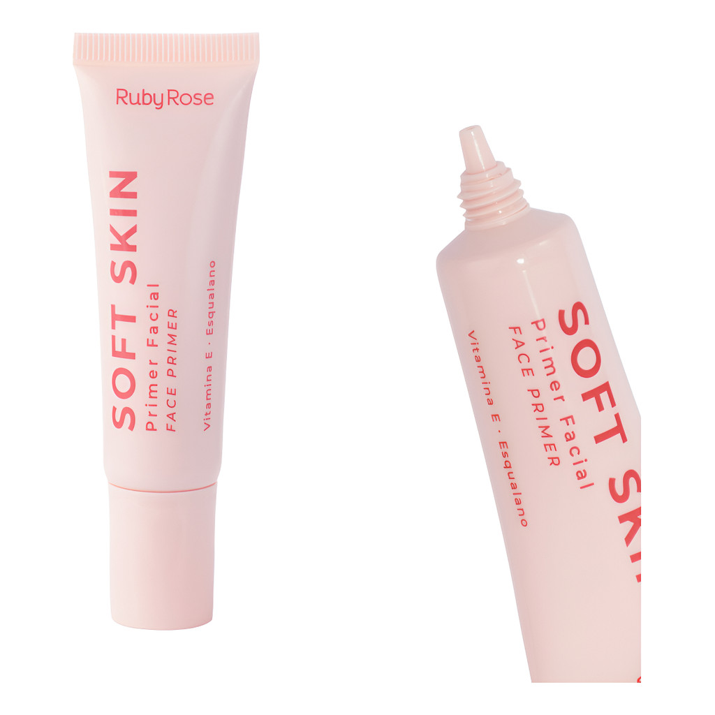 Primer Facial Soft Skin Ruby Rose Linha Rosa