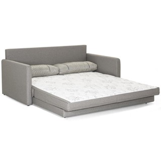 Sofá-Cama 3 Lugares Queen Herval Aurora, Linho Cinza, 176 cm em Oferta na Shopee