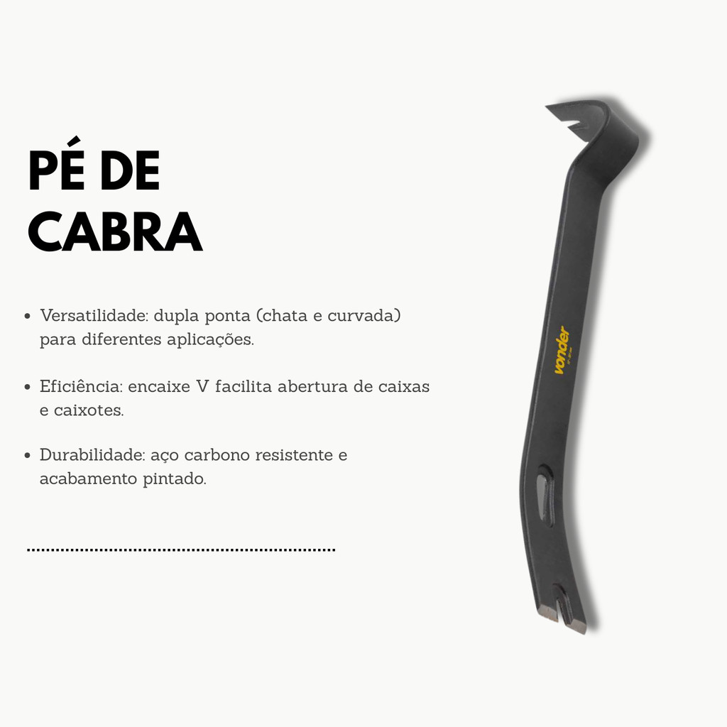 Pé de Cabra 15" Chato – VONDER · foto 2