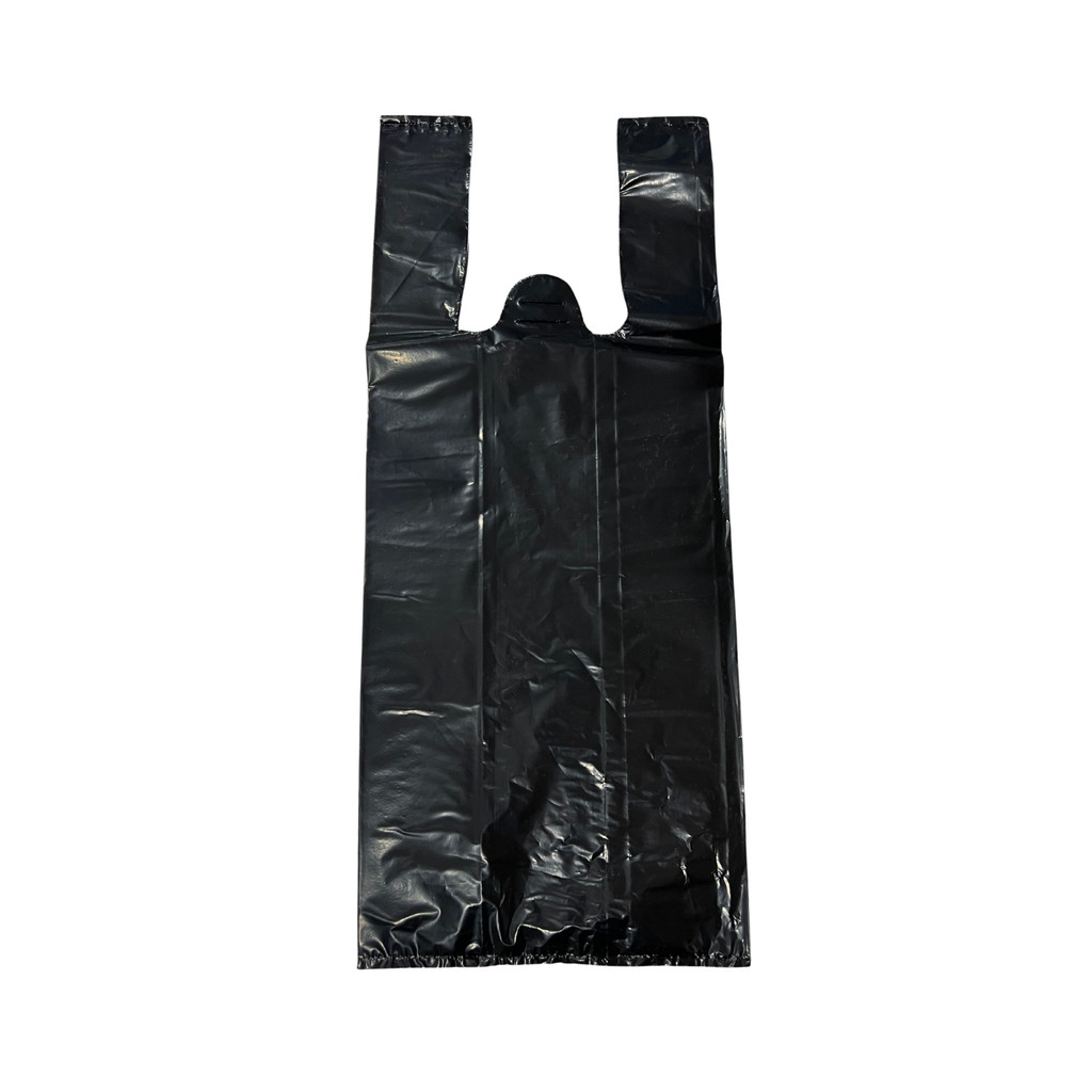 Sacola Plástica Preta 30x45cm Reforçada 3Kg Marut Mercado Loja Delivery
