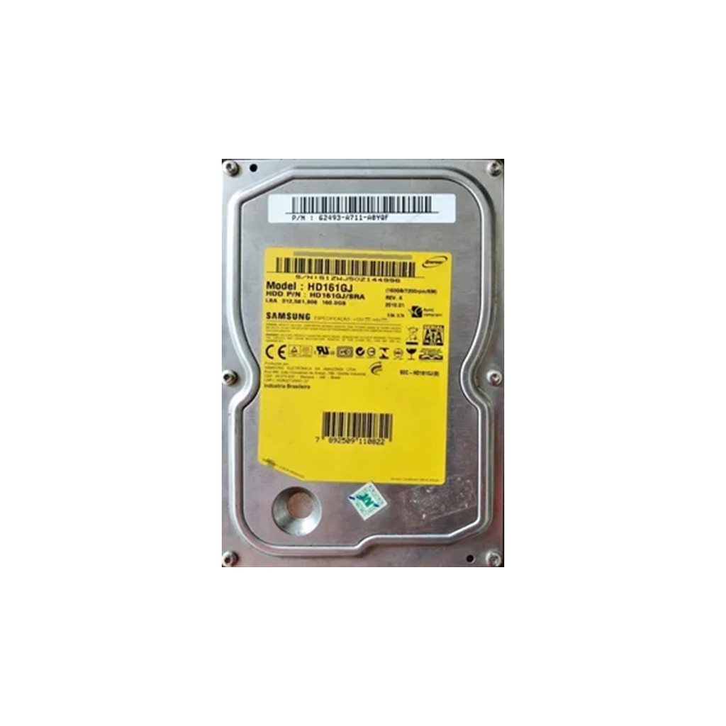 Disco Rígido Samsung SpinPoint 160GB 7200Rpm 3Gb/s Desk HD161HJ