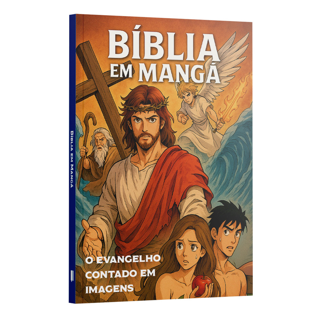 Bíblia em Mangá - O evangelho contado em imagens | Missão Eterna em Oferta na Shopee