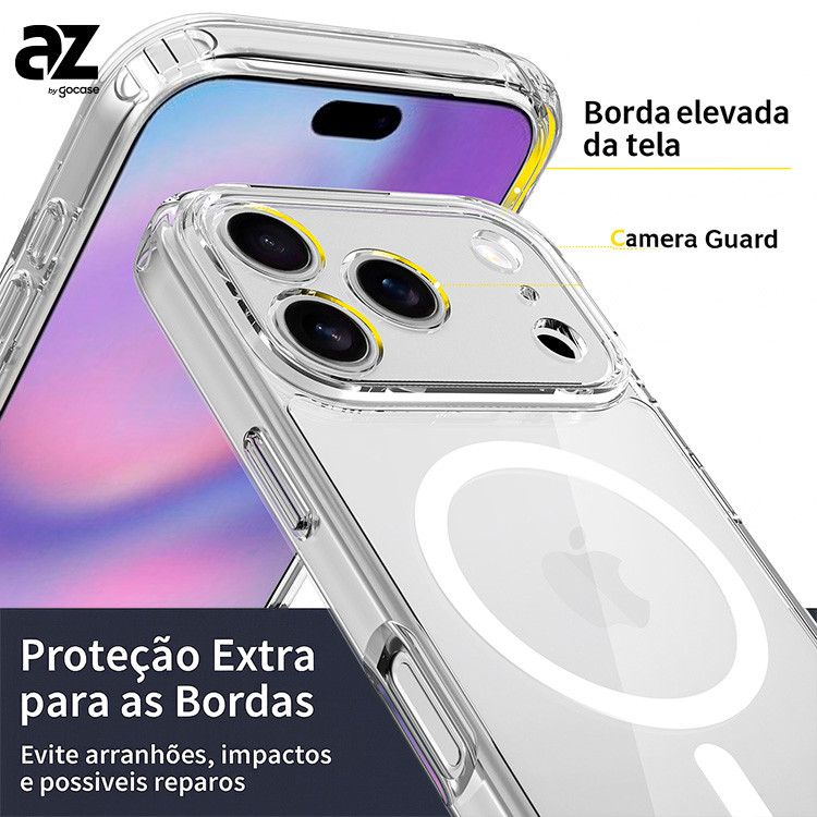 Capa Capinha Anti Impacto Az Magsafe Pro Para iPhone 17 Pro
