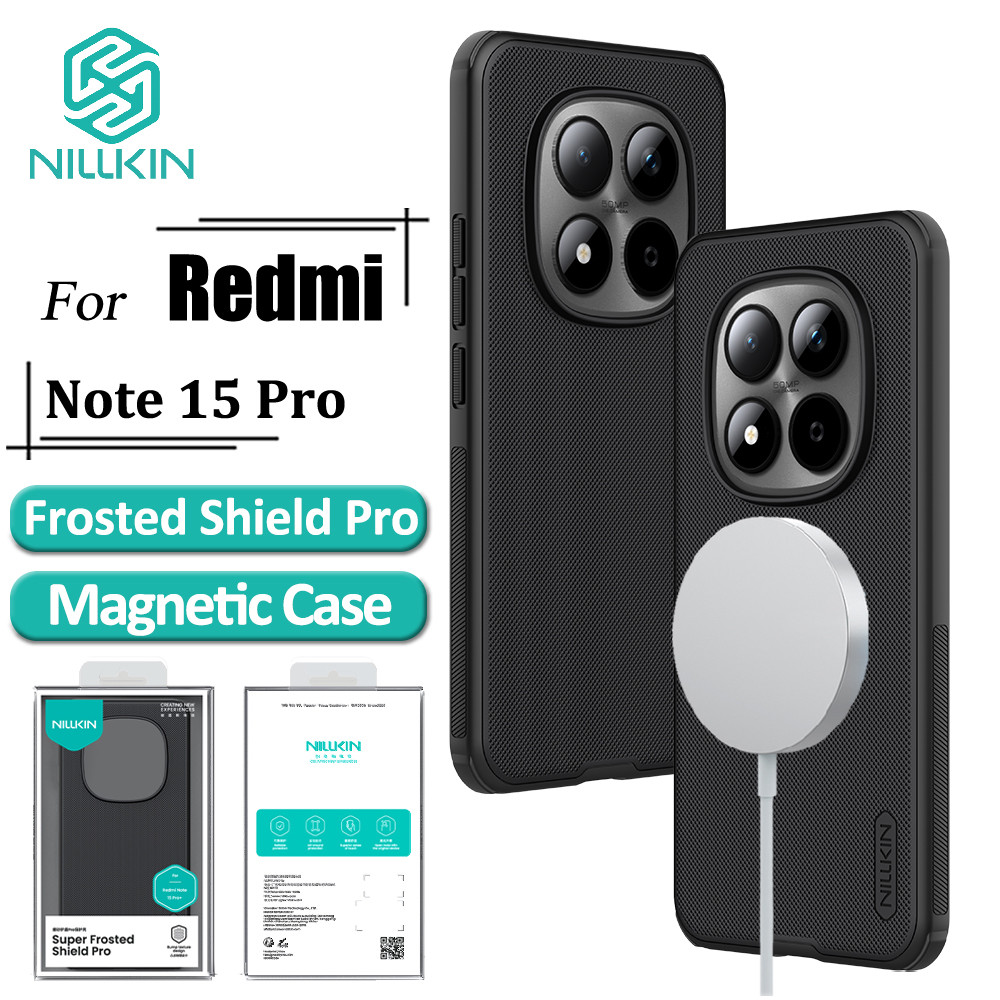 Nillkin Capa Magnética Para Xiaomi Redmi Note 15 Pro/+ 5G Super Fosca Escudo Tra
