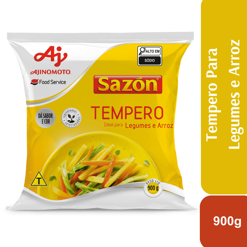 Tempero SAZÓN® Profissional Para Legumes 900G em Oferta na Shopee