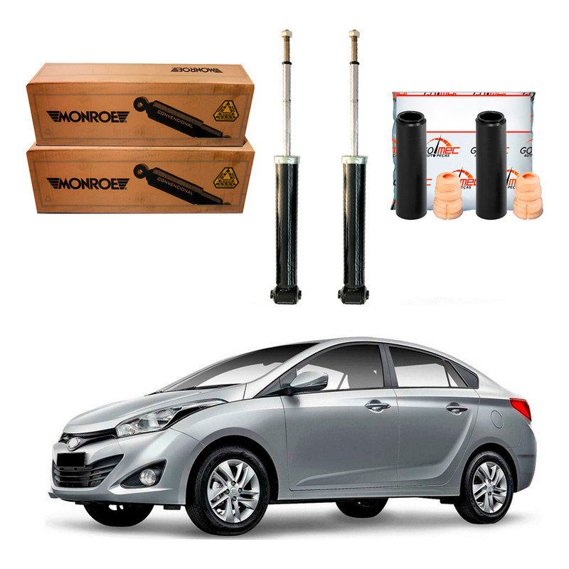 Kit Amortecedor Traseiro. Hb20s 1.0 1.6 2013 A 2015