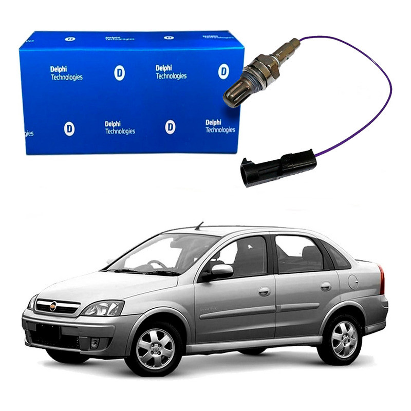 Sonda Lambda Pre Delphi Corsa Sedan 1.0 Gasolina 2003 A 2006 em Oferta na Shopee