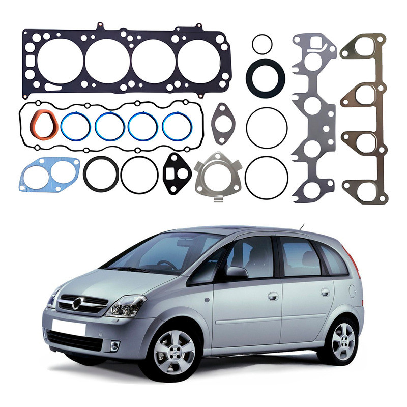 Jogo Junta Cabeçote Metal Chevrolet Meriva 1.8 2002 A 2007 em Oferta na Shopee