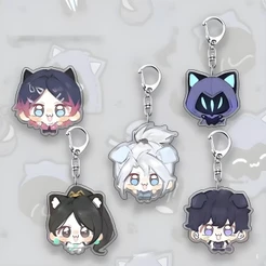 Chaveiros VALORANT acrílico/clove/pingente de bolsa/acrilico/keychains/goods/acessórios/Chaveiro